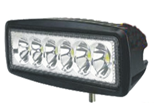  SPC Фара светодиодная OFF ROAD 152*40мм прямоугольная 12V/24V 18W 6000K 6 диодов Дальний свет